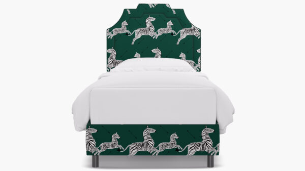 The Inside | Art Deco Bed | Emerald Zebra