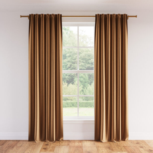 The Inside | Velvet Unlined Curtain | 50" x 108" | Fawn Performance Velvet