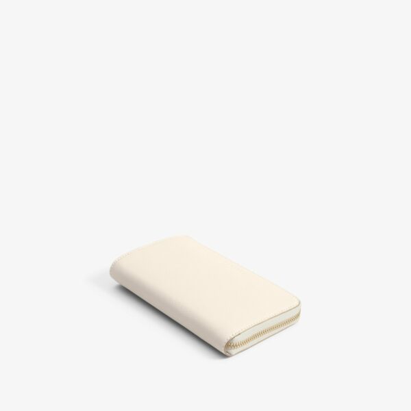 Lo & Sons | Magnolia Leather Wallet - Saffiano Leather - Ivory / Gold / Camel