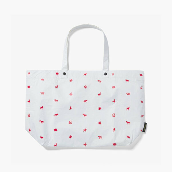 Lo & Sons | The Del Mar Packable Tote Large - Tyvek - White Zodiac