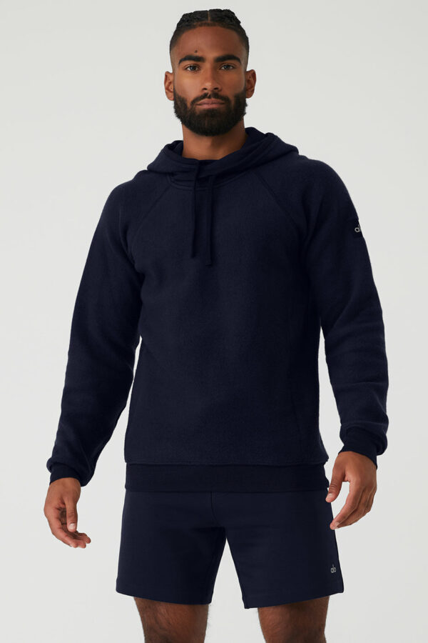 Alo Yoga | The Triumph Hoodie in Navy Blue