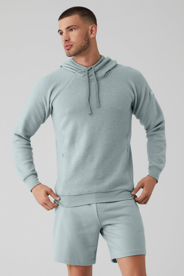 Alo Yoga | The Triumph Hoodie in Cosmic Grey