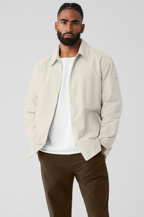 Alo Yoga | Torrent Overshirt Jacket in Bone Beige