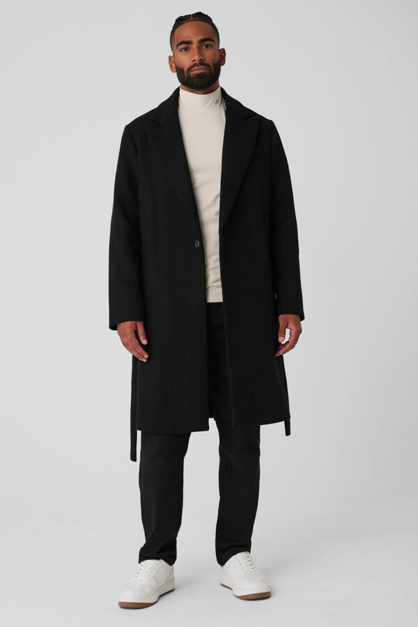 Alo Yoga | Wool Gameday Overcoat in Black