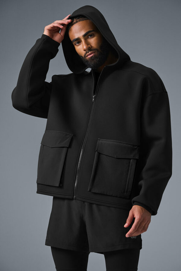 Alo Yoga | Technical Form Cargo Jacket in Black