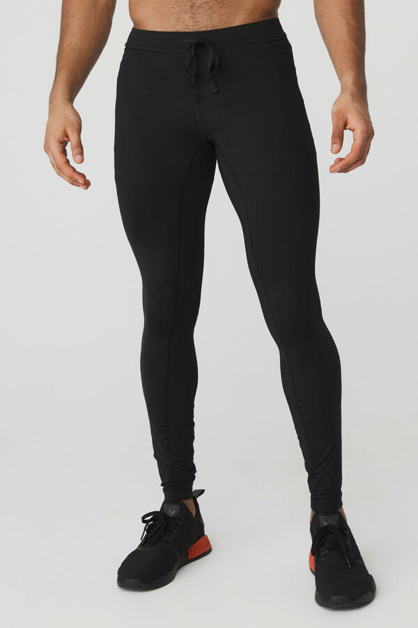 Alo Yoga | Warrior Compression Pants in Jet Black