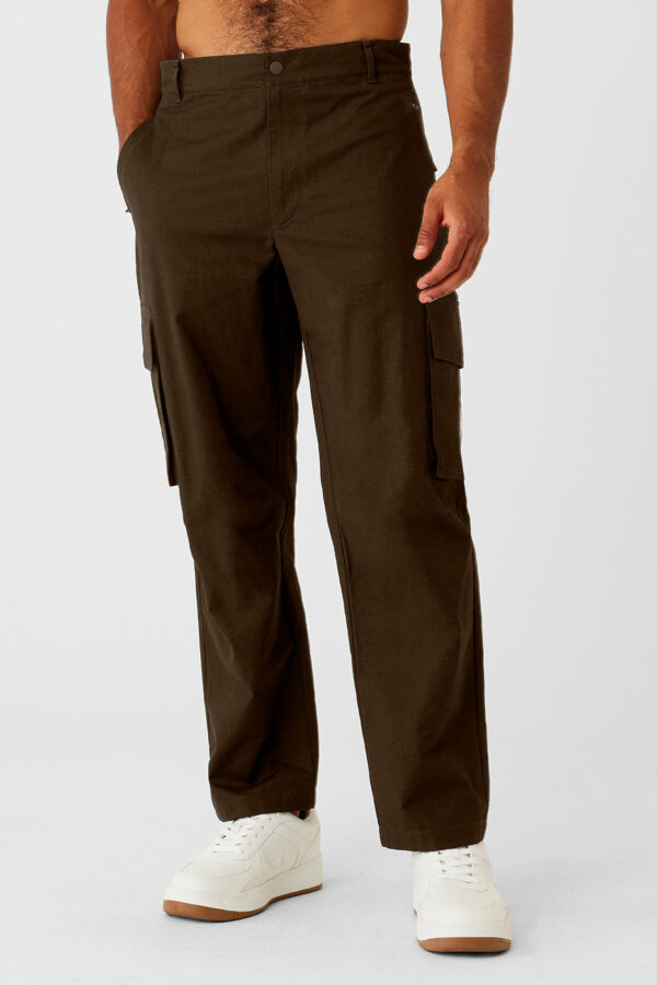 Alo Yoga | Cargo Ripstop Trouser in Espresso Brown