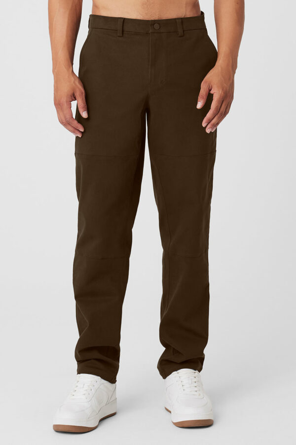 Alo Yoga | Edition Sueded Pants in Espresso Brown