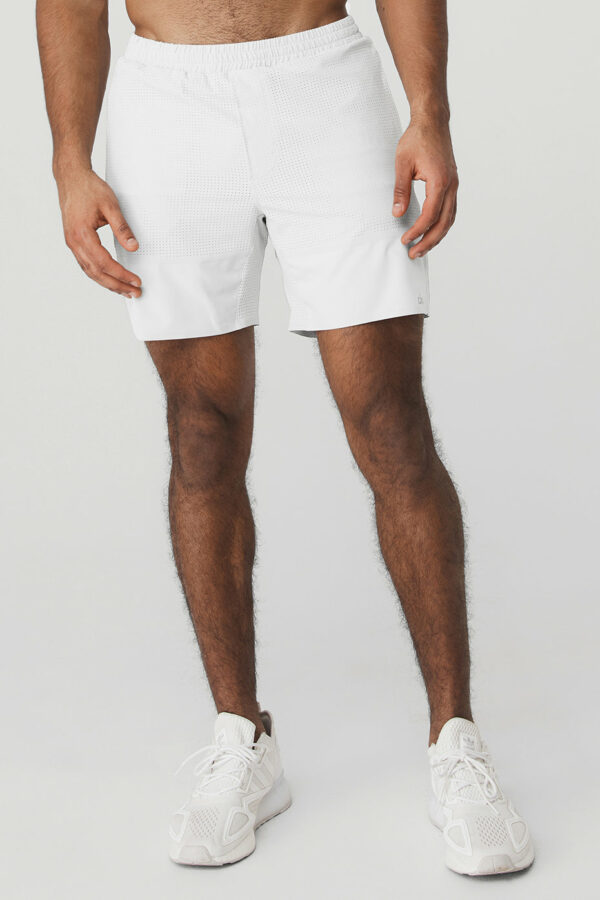 Alo Yoga | 7" Traction Short in White