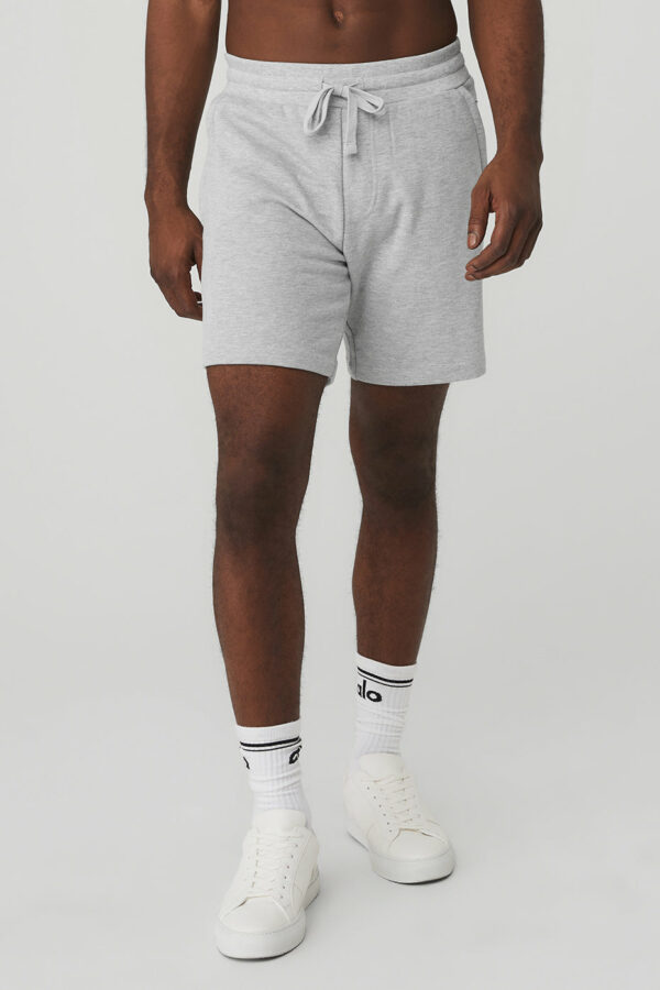 Alo Yoga | Chill Short in Athletic Heather Grey