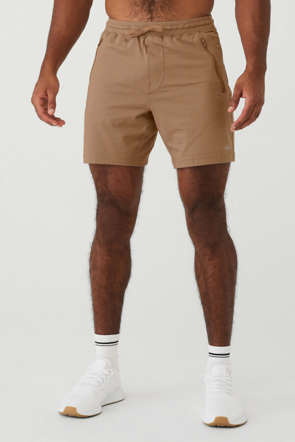 Alo Yoga | Conquer Reform Short in Gravel Beige