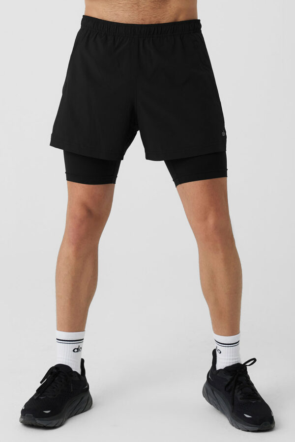 Alo Yoga | 5" Revival 2-In-1 Short in Black