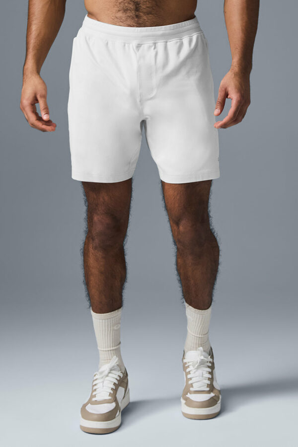 Alo Yoga | 7" Conquer React Performance Short in White