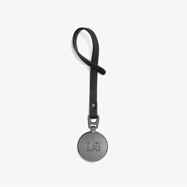 Lo & Sons | The Signature Medallion - Nappa Leather - Black / Gunmetal