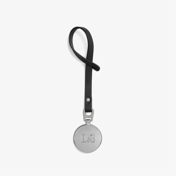 Lo & Sons | The Signature Medallion - Nappa Leather - Black / Silver