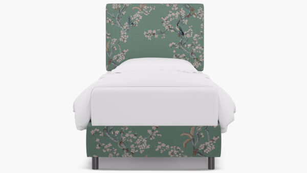 The Inside | Square Back Bed | Mint Cherry Blossom