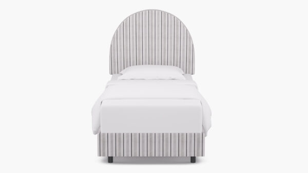 The Inside | Arched Back Bed | Black Market Stripe