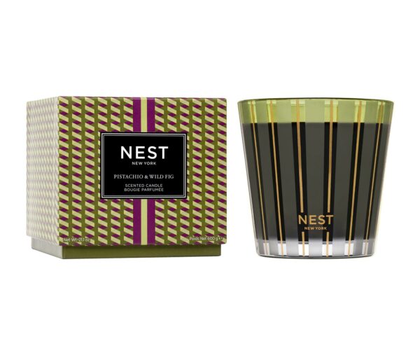 Pistachio & Wild Fig 3-Wick Candle, 21.2 oz 600 g NEST New York