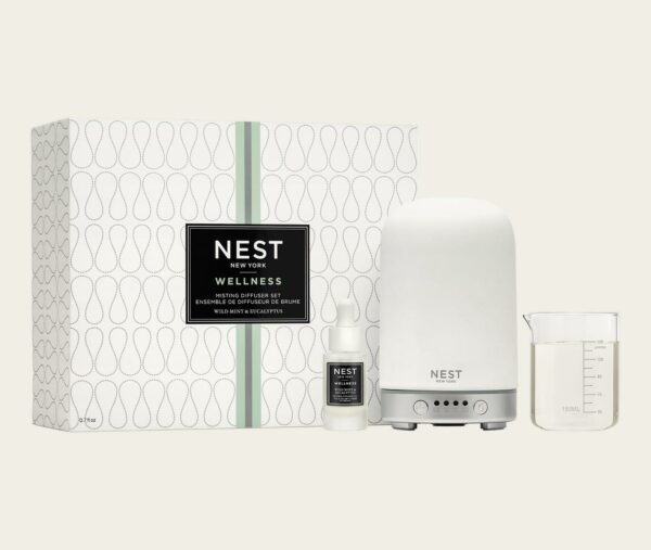 Wild Mint & Eucalyptus Misting Diffuser Set NEST New York