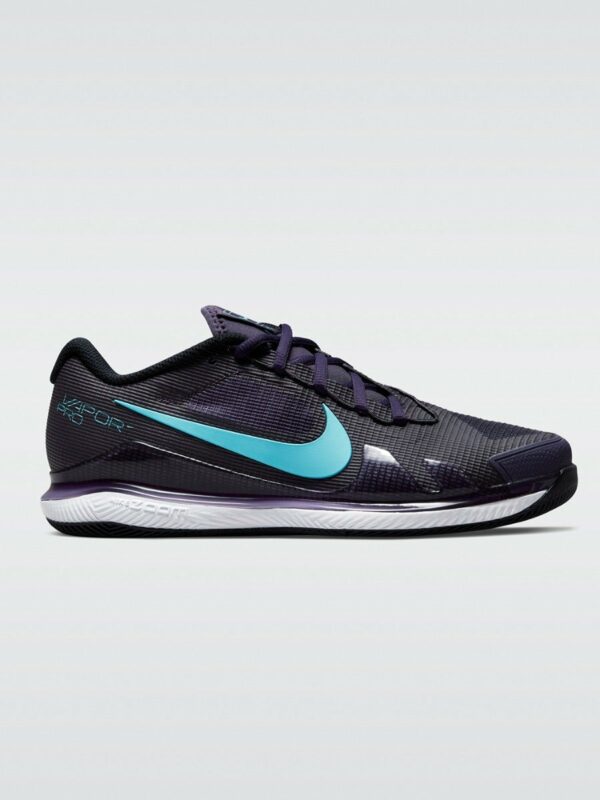 Nike Court Air Zoom Vapor Pro Sneaker - Dark Raisin-Copa-White-Black