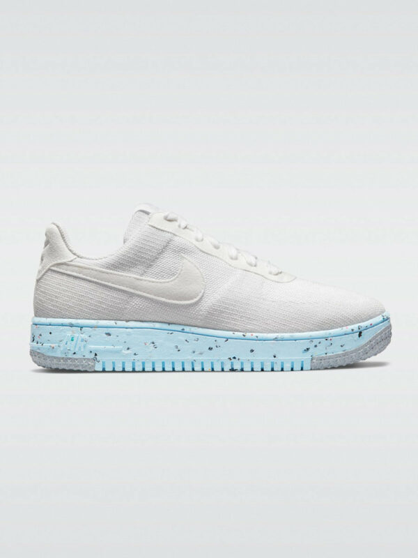 Nike Air Force 1 Crater Flyknit Sneaker - White-White-pure Platinum