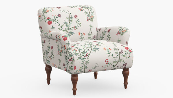 The Inside | Traditional Accent Chair | Multi Bamboo Garden | Espresso