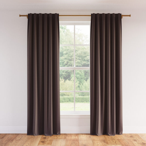 The Inside | Velvet Unlined Curtain | 50" x 108" | Bittersweet Performance Velvet