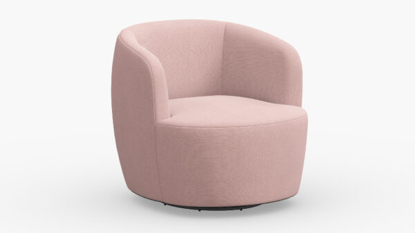 The Inside | Tub Swivel Chair | Blush Linen