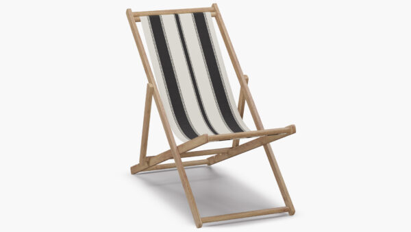 The Inside | Cabana Chair | Ink Clarence Stripe