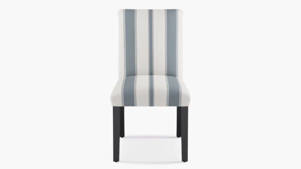 The Inside | Classic Dining Chair | French Blue Clarence Stripe