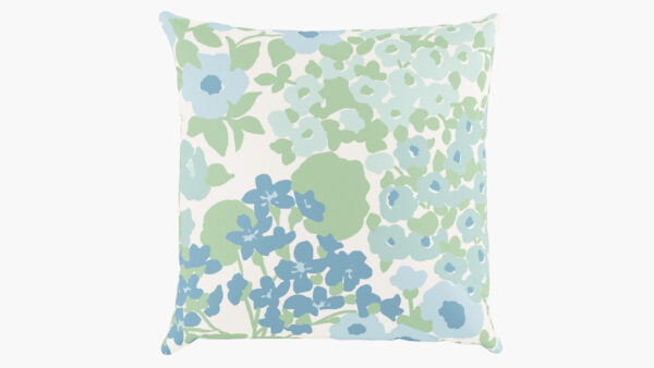 The Inside | Throw Pillow 16" | Mist Million Flowers By CW Stockwell | Feather Down