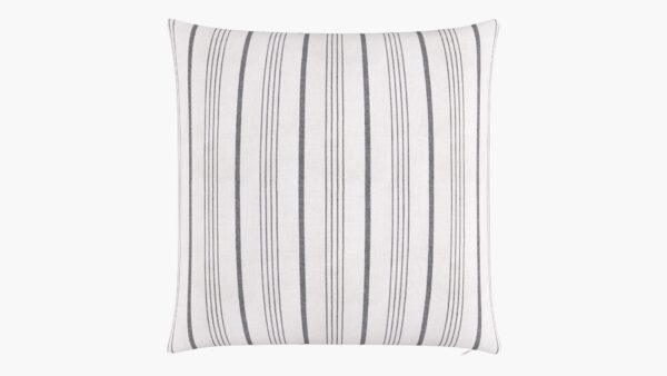 The Inside | Throw Pillow 26" | Black Market Stripe | Feather Down