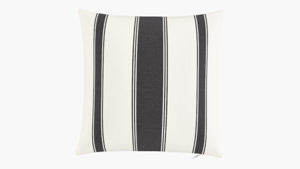 The Inside | Throw Pillow 16" | Ink Clarence Stripe | Feather Down