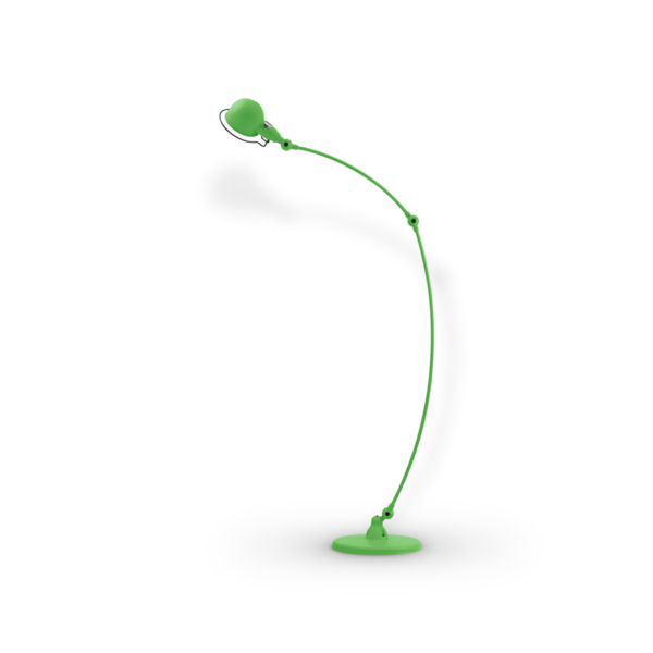 Jielde | Signal Curved Arm Floor Lamp - SIC843 - Glossy / Apple Green - RAL6018