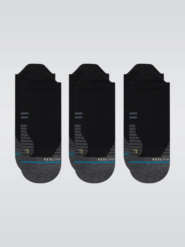 Stance Run Light 3 Pack Socks - Black