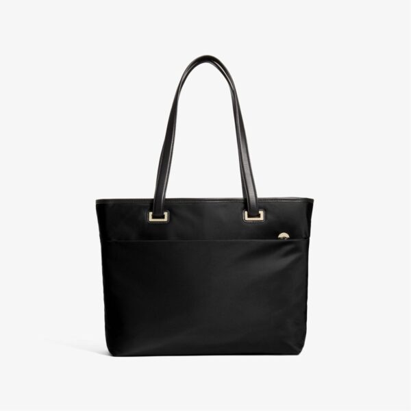 Lo & Sons | The Seville Aire Tote - Nylon - Black / Gold / Grey