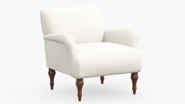 The Inside | Traditional Accent Chair | Natural Twill | Espresso