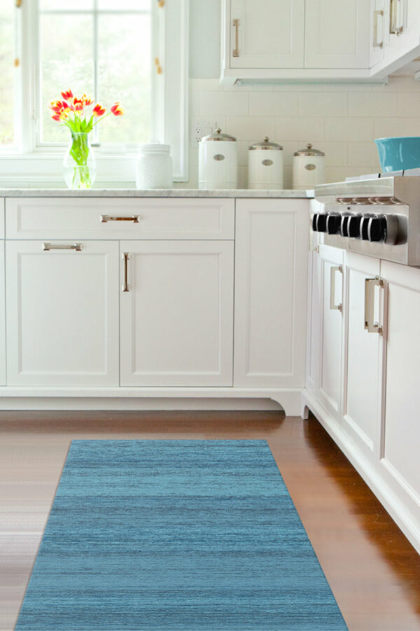 Ruggable | Solid Tonal Ocean Blue Rug