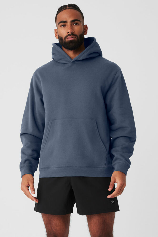 Alo Yoga | Renown Heavy Weight Hoodie in Bluestone