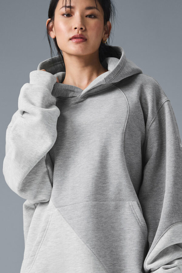 Alo Yoga | Make Waves Hoodie in Athletic Heather Grey Tonal