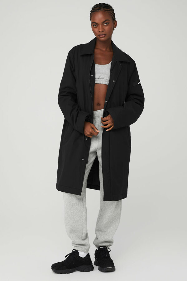 Alo Yoga | Signature Overcoat in Black