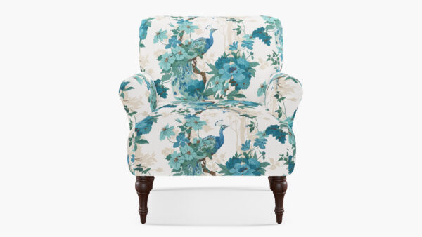 The Inside | Traditional Accent Chair | Turquoise Peacock Park