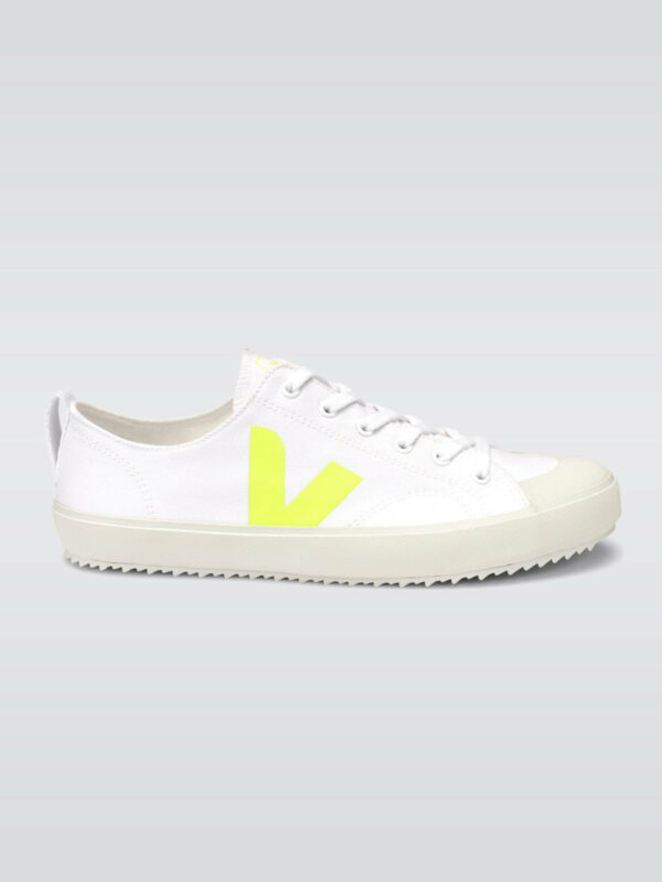 Veja Nova Sneaker - White-jaune-fluo