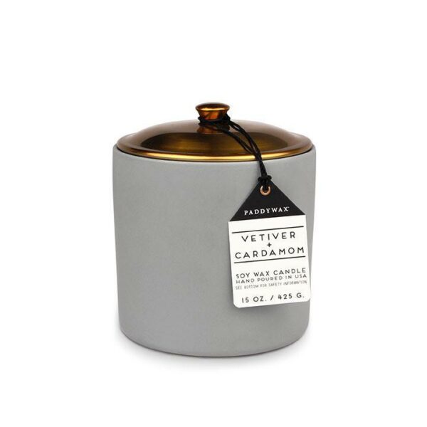 Paddywax | Hygge 15 oz Candle - Vetiver + Cardamom