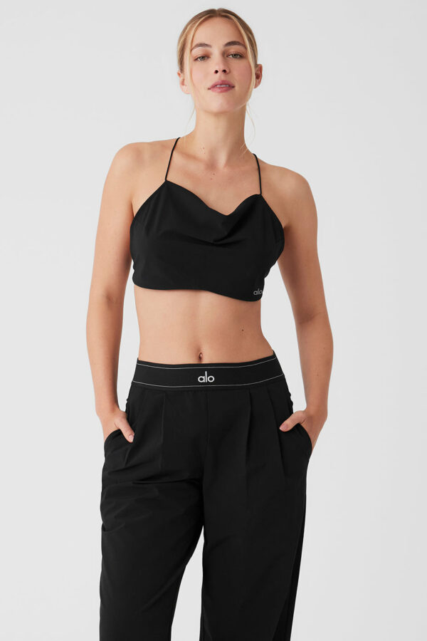 Alo Yoga | Cropped Megastar Tank Top in Black