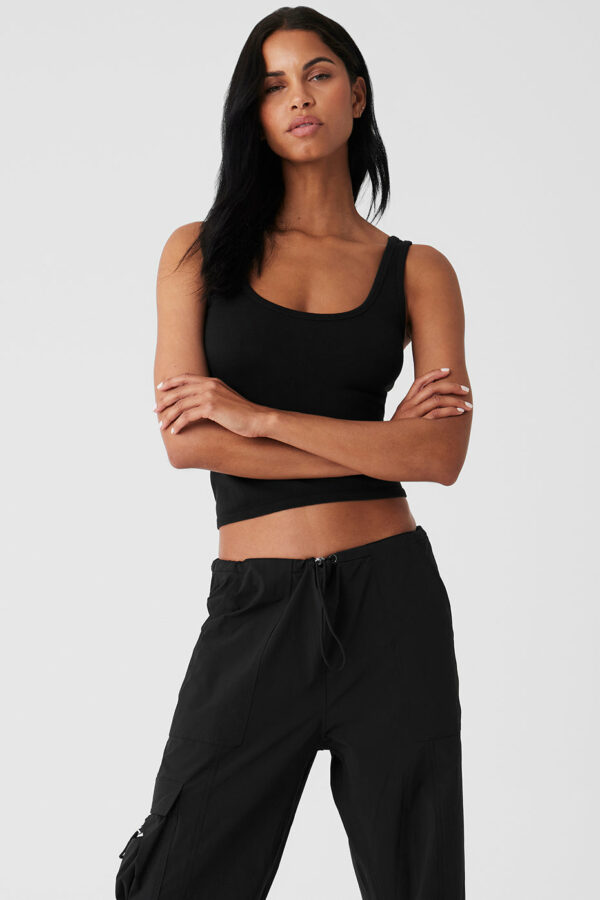 Alo Yoga | Seamless Chosen Tank Top in Black