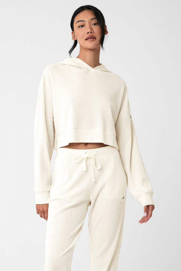 Alo Yoga | Muse Hoodie in Ivory White