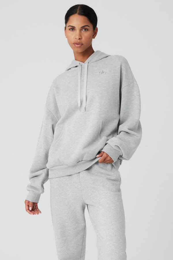 Alo Yoga | Accolade Hoodie in Athletic Heather Grey