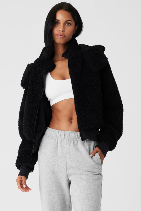 Alo Yoga | Foxy Sherpa Jacket in Black