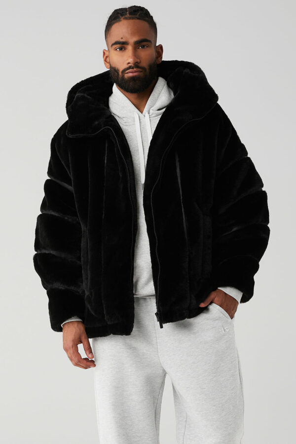 Alo Yoga | Knock Out Faux Fur Jacket in Black